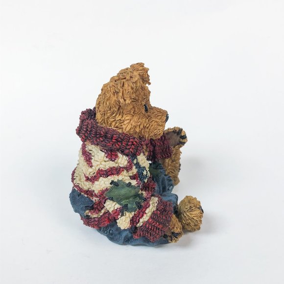 Boyds Bears and Friends "Eddie...Proud To Be A Bearmerican" 1998 Figurine, Vtg - Picture 5 of 7